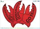 Red Claw High Density Eva Foam Hand Football With Black Printing
