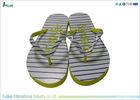 White And Blue Urban Beach Flip Flops , Leisure Kids Flip Flops