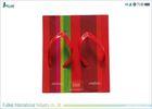 Red Beach Wedding Womens Size 12 Flip Flops CE / ROHS /  REACH / SGS