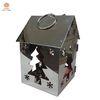Corrosion resistance large stainless steel candle lanterns with hollow out