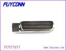 100 Pin Plug IDC Male Connector With Side Cable Entry Zinc Cover