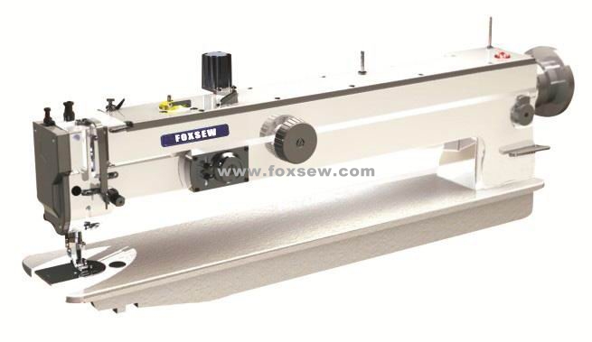 Long Arm Top and Bottom Feed Heavy Duty Zigzag Sewing Machine