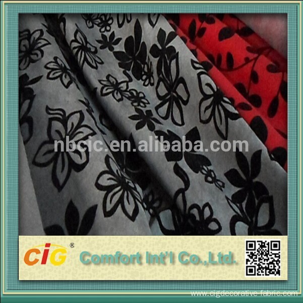 chenille sofa fabric/flocking sofa fabric/upholstery fabric for furniture