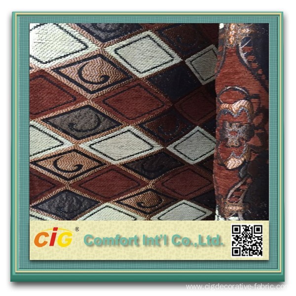Jacquard Polyester Sofa Fabric 100 polyester chenille fabric