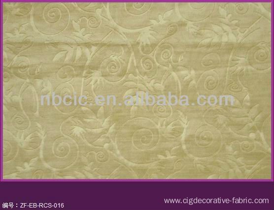 Embossed Sofa Upholstery Fabric 60% Cotton 40% Rayon