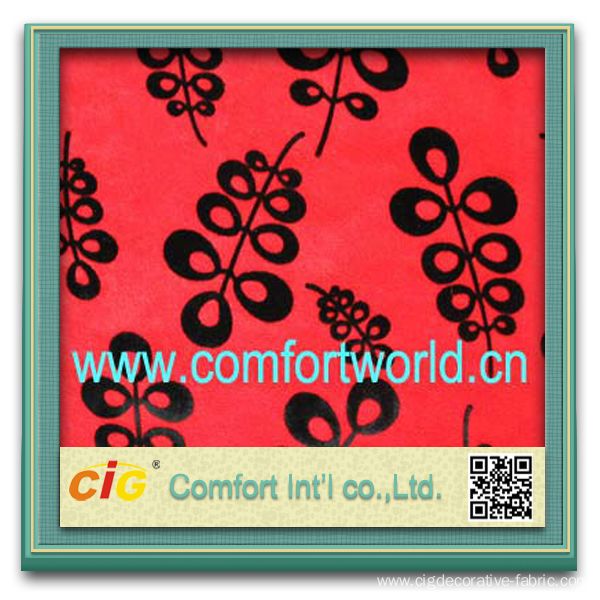 Fashion new design burn-out tricot ( velour) polyester wholesale soft indian fabric