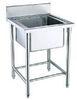 Restaurant Kitchen Tools and Equipment  / single bowl stainless steel sink