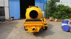 Private House Diesel Concrete Pump And Mixer 15m?/h Hydraulic Cylinder Legs