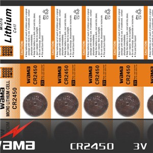 CR2450 Lithium Button Cell Battery