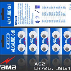 AG2 Alkaline Button Cell Battery