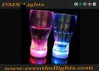 100ml Halloween Pink / Blue LED Plastic Cups Coke CE / ROHS / FDA