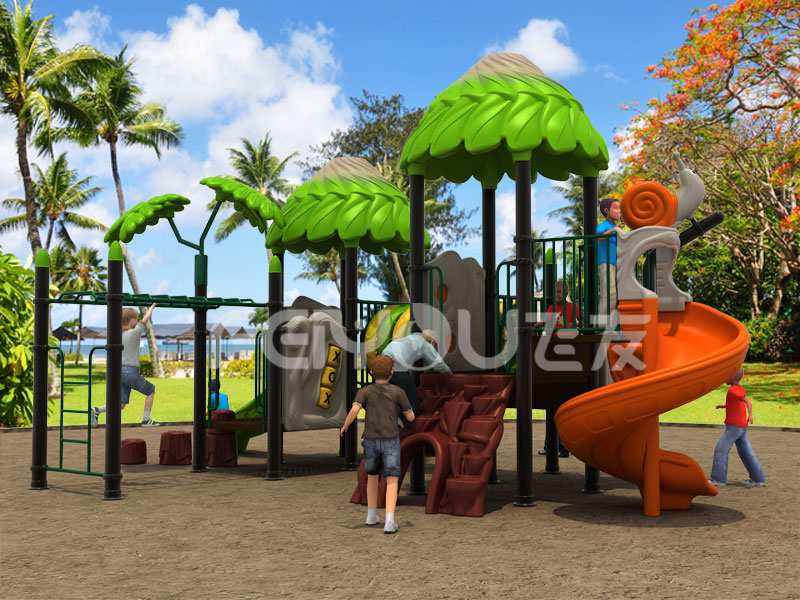 Newest Children outdoor playground slide equipment FY07001
