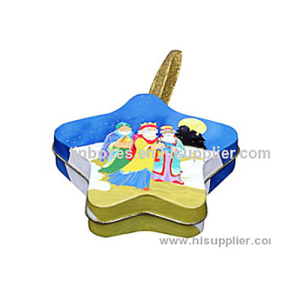 F06003 Star Shape Tin Box