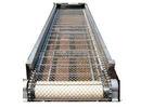 Flat Metal Net Chain Roller Conveyor system for FET Bottle , Cartons , Cans work line