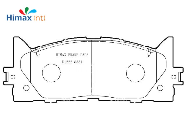 D1222-8331 High Quality Camry Brake Pad