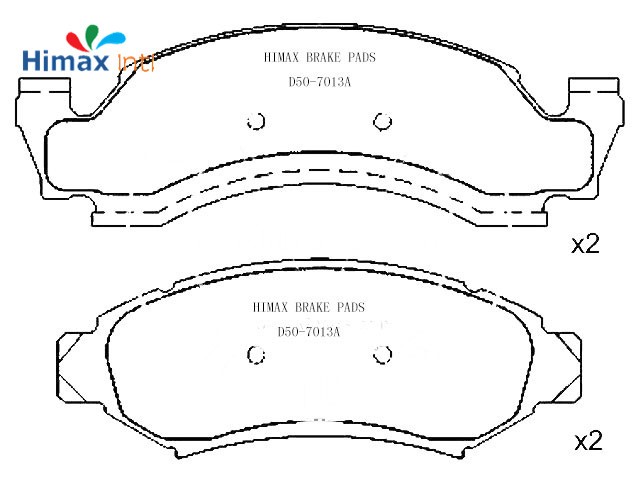 D50 Performace Korean Semi-Metallic Brake Pad