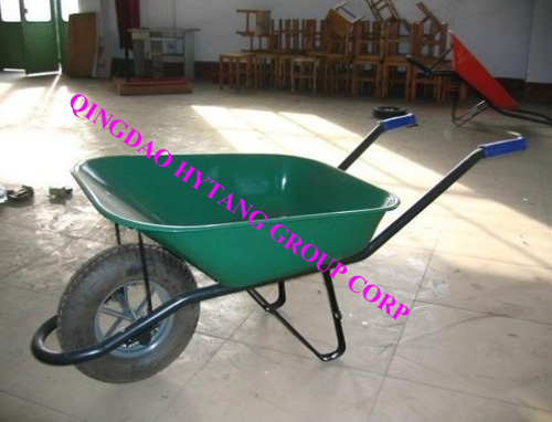plastic tray wheelbarrow with 13x3 air wheel