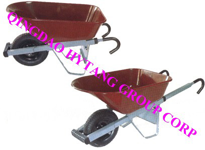 100l Iron Tray,handle Extension Type Wheelbarrow Wbzd08