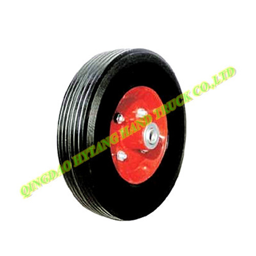 10& quot; solid wheel with metal rim