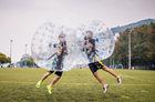 Buddy Bumping Bubble Soccer Football , Inflatable Hamster Ball For Humans