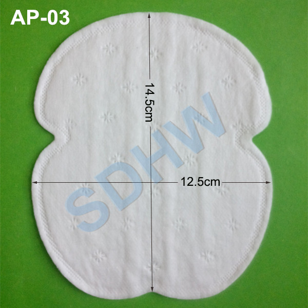 Large size underarm sweat pads