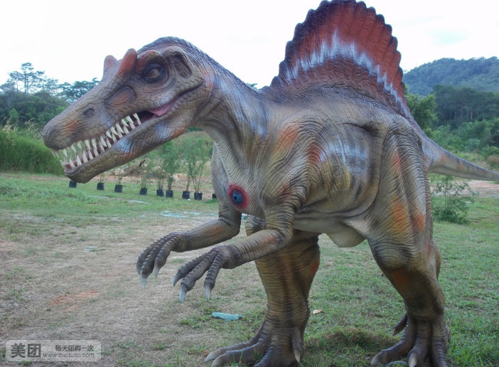 outdoor animatronics lifesize dinosaur