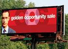 Custom Railways P16 Outdoor Advertising LED Display , DIP346