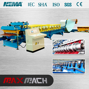 Glazed Steel Tile Roll Forming Machine