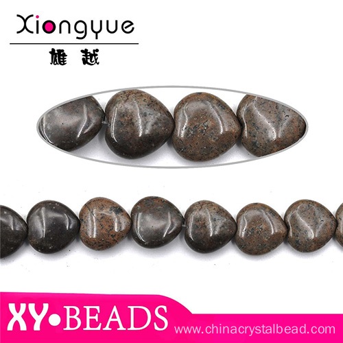 Where To Find Semi Precious Stones Coffee Agate Heart Beads