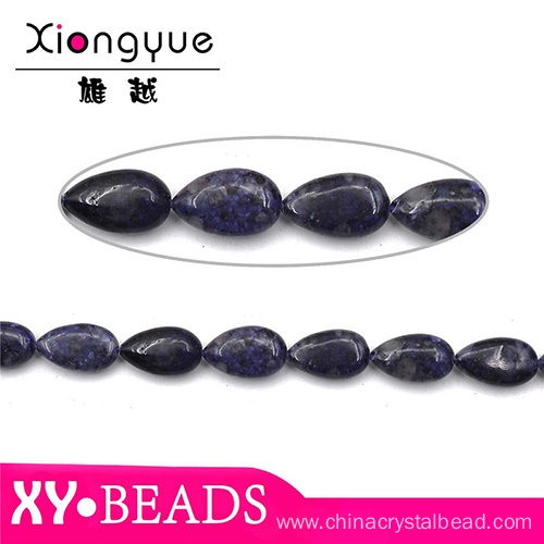 Teardrop Black Gemstone Jewellery Beads Wholesale