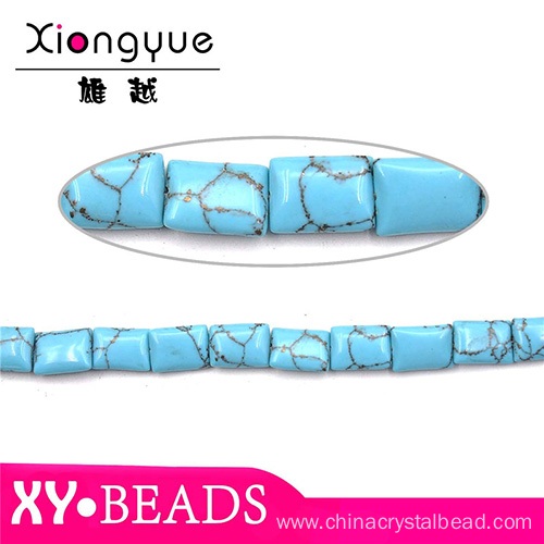 10X14MM Square Natural Turquoise Jewelry Stone Bead