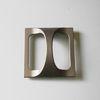 Gray Color H Shape Plastic Cabinet Handles , Furniture Drawer Handles