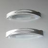 Silver Color Durable Plastic Cabinet Handles , ABS Dresser Drawer Pulls