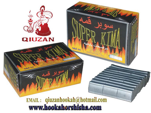 Square Silver Hookah Charcoal For Shisha