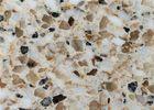 Granite Pattern Custom Made Butter Rock Quartz Engineered Stone for Kitchen Tops / Benchtop