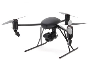 Draganflyer X6 UAV Six Rotor Helicopter with 20.1MP Digital Camera and Patented Folding Airframe