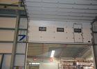 Manual draging industrial sliding door with finger protection insulated panel