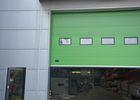 Warehouse Double steel board sectional overhead doors with zinc coated