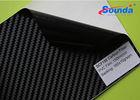 Water Proof Matte Black Vinyl Wrap , High Flexible Polymeric PVC Whole Car Vinyl Wrap