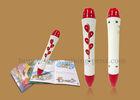 Red Rose Mini Mp3 Playing Kids Reading Pen For Studying Japanese / Russian