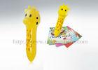 Yellow Kids Talking Pen / Electronic Reading Pen Lithium Battery Cow Animal Shaped