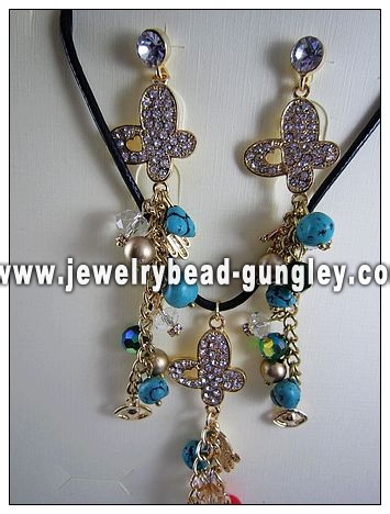 Fashion gold plated jewelry set for group