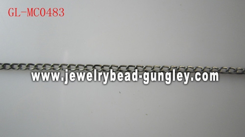 Antique Pewter color jewelry chain