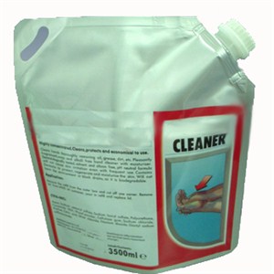 Plastic Spout Cleaner Liquid Bags