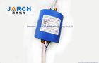 Stable Performance Through Bore Slip Ring , 500RPM 12A Rotary Connector