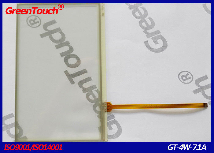 High Accuracy 7.1 Inch Four Wire Resistive Touch Screen for GPS Display