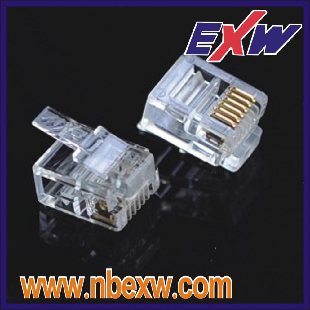 Telephone Connector RJ11 RJ12 6P6C