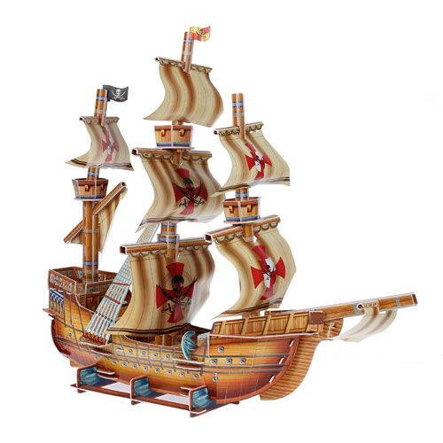 3D Corsairs boat puzzle