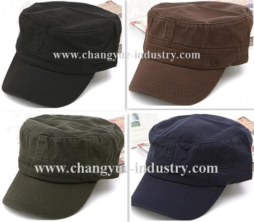 Fashion Hats Baseball Professional wholesale flat top plain army cap Adjustable Caps