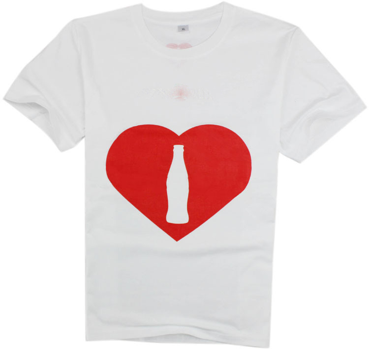 Customize Cheap Printed O-neck Cotton T-shirt